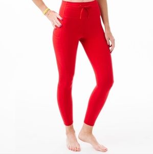 ZYIA Red Lined BattleShip Pocket Drawstring Lux 7/8 (Size: 2)